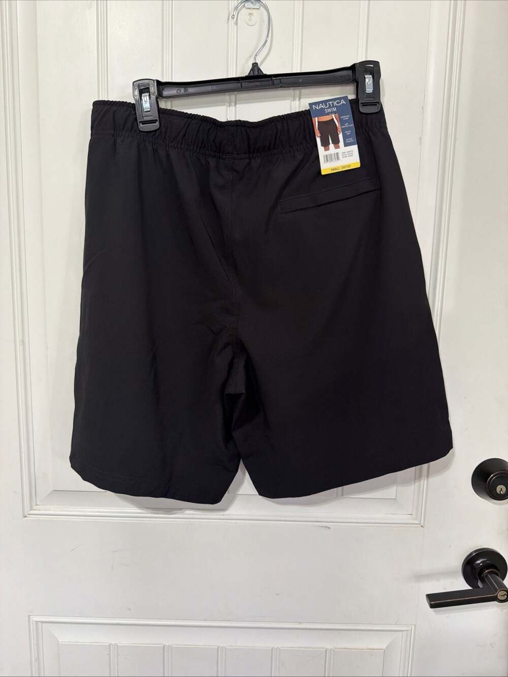 Nautica Swim Men's Active Stretch Quick Dry Pull-On Shorts, Black